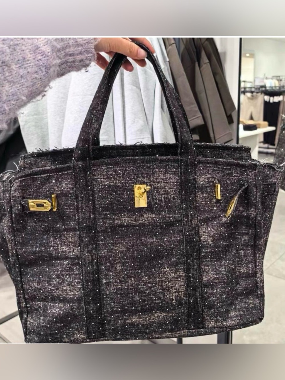 Boatkin Glitter/crystal Tote Bag~ Solid Color Carryall~Taking Pre orders